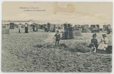 Poczt&oacute;wka czarno-biała &laquo;Ostseebad Zoppot. Nordstrand und Familienbad&raquo;