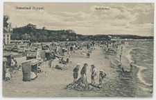 Poczt&oacute;wka czarno-biała &laquo;Ostseebad Zoppot. Strandleben&raquo;