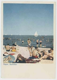 Poczt&oacute;wka kolorowa &laquo;Zoppot, Badeleben&raquo;