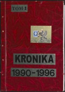 Kronika Wejherowskiego Oddziału Zrzeszenia Kaszubsko-Pomorskiego. T. 1 (1990-1996)