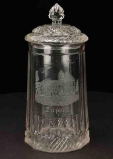 Szklanica z pokrywą