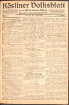 Kösliner Volksblatt [1919] Nr. 79