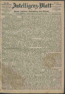 Intelligenz-Blatt f&uuml;r Stolp, Schlawe, Lauenburg und B&uuml;tow Nr. 17.