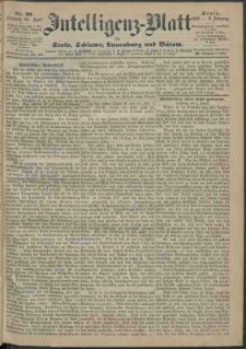 Intelligenz-Blatt f&uuml;r Stolp, Schlawe, Lauenburg und B&uuml;tow Nr. 32.