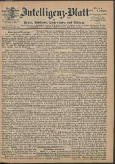 Intelligenz-Blatt f&uuml;r Stolp, Schlawe, Lauenburg und B&uuml;tow Nr. 87.