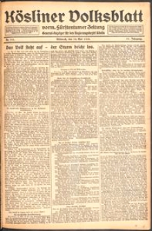 Kösliner Volksblatt [1919-05] Nr. 111