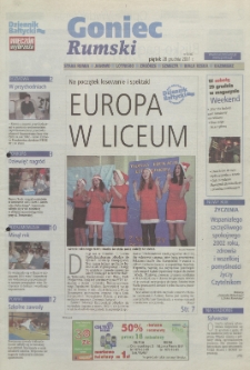 Goniec Rumski, 2001, nr 52