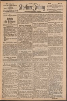 Kösliner Zeitung [1919-01] Nr. 11