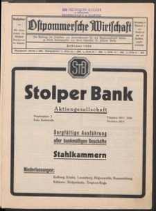 Ostpommersche Wirtschaft, Nummer 1