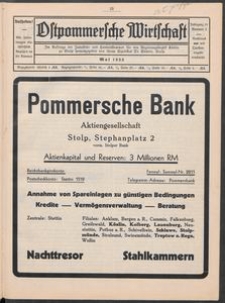 Ostpommersche Wirtschaft, Nummer 3