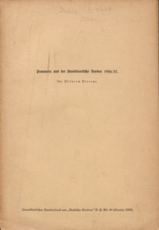 Pommern und der skandinavische Norden 1936/37