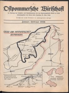 Ostpommersche Wirtschaft, Januar/Februar 1936, [Heft 1]