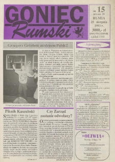 Goniec Rumski, 1993, nr 15