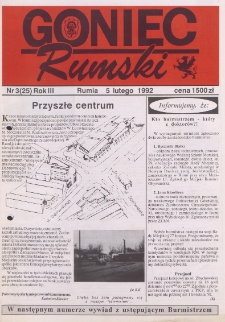 Goniec Rumski, 1992, nr 3
