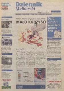 Dziennik Malborski, 2003, nr 1