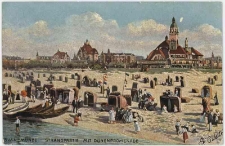Strandpartie mit Dunenpromenade