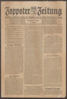 Dodatek do Zoppoter Zeitung &bdquo;Kur- und Badleben Beilage zur Zoppoter Zeitung&rdquo;, 1922, nr 11