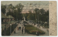 Gruss aus demzoologischen Garten zu Berlin. Die Dreistenpromenade