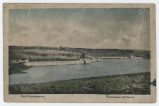 Mohnetalsperre. Sperrmauer mit Seehof