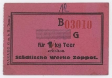 Talon (?) na 1 kg smoły