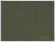 Sketchbook with drawings of architectural elements and furnishings of the Cure House in Sopot and Oliwa Cathedral