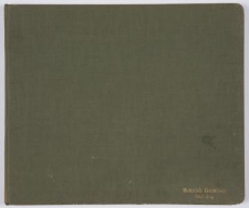 Szkicownik z rysunkami element&oacute;w architektonicznych i wyposażenia Domu Kuracyjnego w Sopocie i Katedry Oliwskiej