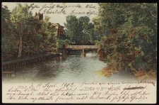 Rzeka w Stolpie od kładki