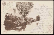 Dawny kości&oacute;ł św. Mikołaja w Stolpie i rzeka