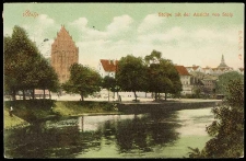 Targ rybny i Brama Młyńska w Stolpie