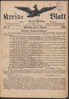 Kreisblatt für den Kreis Bublitz 1880