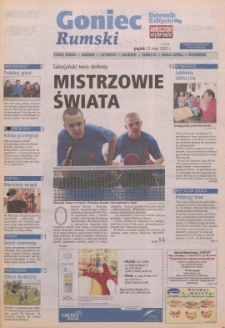 Goniec Rumski, 2003, nr 21