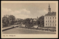 Ogr&oacute;d przy zamku w Stolpie