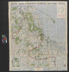 Karpowicza specjalna mapa wybrzeża Bałtyku i Gdańska