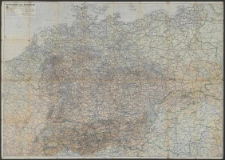 Stra&szlig;enkarte von Deutschland