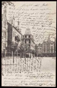 At the railway gate in Stolp