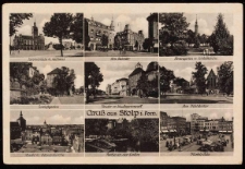 Stolp: Town Hall and Kaiser Memorial, Am Bahntor, Rose Garden and Castle Church, Castle Garden, New Gate and Kaufmannswall, Mill Gate and surroundings, Market Square and Marienkirche, River and Witches' Tower, Market Square