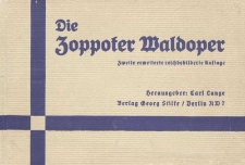 Broszura Die Zoppoter Waldoper