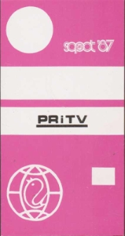 Identyfikator festiwalowy Sopot &rsquo;87 PRiTV