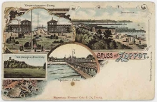 Poczt&oacute;wka, Gruss aus Zoppot