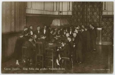 Poczt&oacute;wka fotograficzna, Kasino Zoppot, Eine Ecke des grossen Roulette-Saales