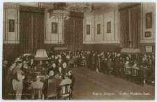 Pocztowka fotograficzna, Kasino Zoppot, Grosser Roulette-Saal