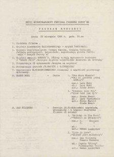 XXIII Międzynarodowy Festiwal Piosenki Sopot &rsquo;86