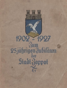 Broszura 1902-1927 Zum 25 Jahrrigen Jubilaum der Stadt Zoppot