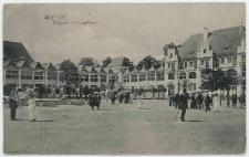 Poczt&oacute;wka fotograficzna, Zoppot. Kurgarten mit Logierhaus