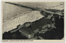 Poczt&oacute;wka fotograficzna, Zoppot: Luftaufnahme des Kasinohotels
