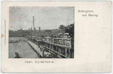 Poczt&oacute;wka, Zoppot. Steg und Kurhaus