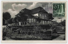 Postcard, Ostseebad Zoppot. H&ouml;henrestaurant u. Caf Bergschloss