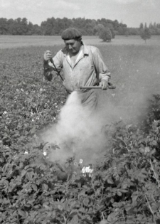 Praca w polu - opryski ziemniak&oacute;w