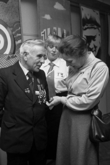 Veteran decorated with an order