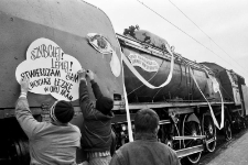 Oficjalne pożgnanie z parowozami na słupskim dworcu